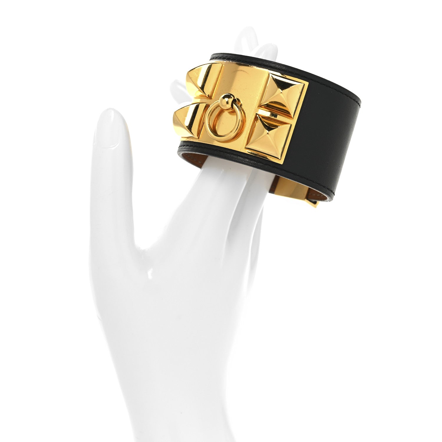 Hermes Box Collier de Chien CDC Bracelet S Black 2 of 6