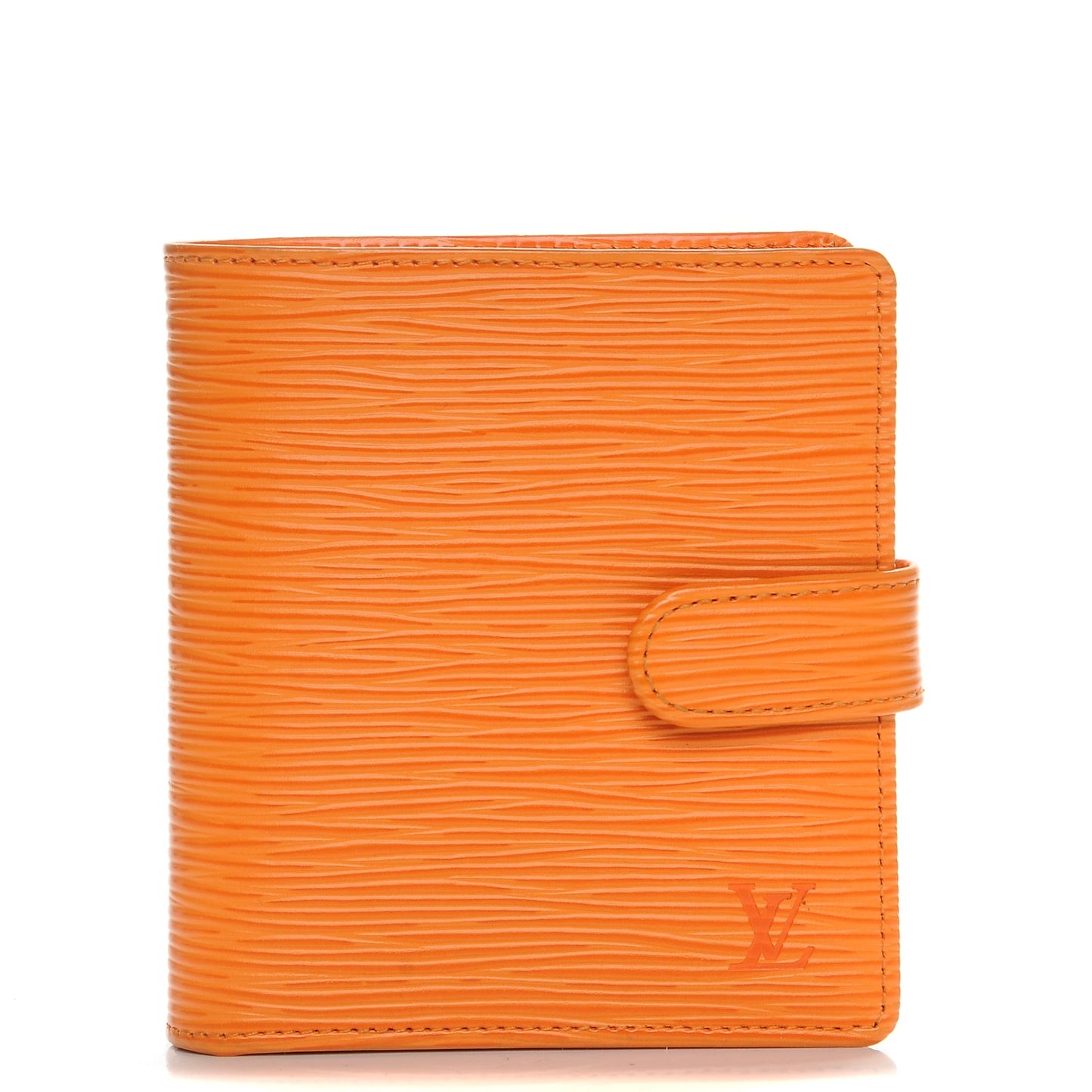 Epi Porte-Billets Compact Wallet Mandarin