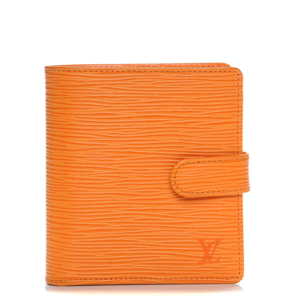 Louis Vuitton Epi Porte-Billets Compact Wallet Mandarin 1 of 7