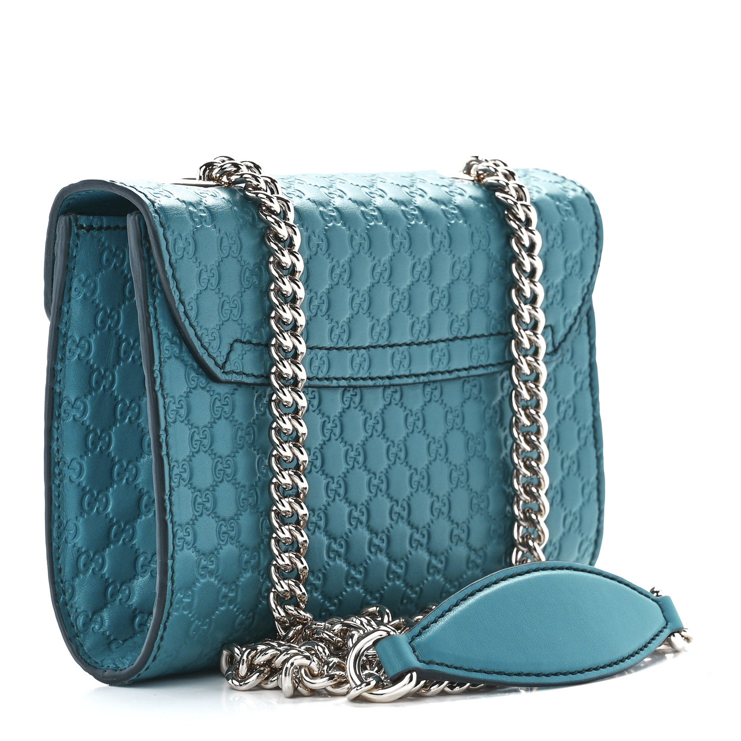 Gucci Microguccissima Mini Emily Shoulder Bag Deep Cobalt 3 of 13