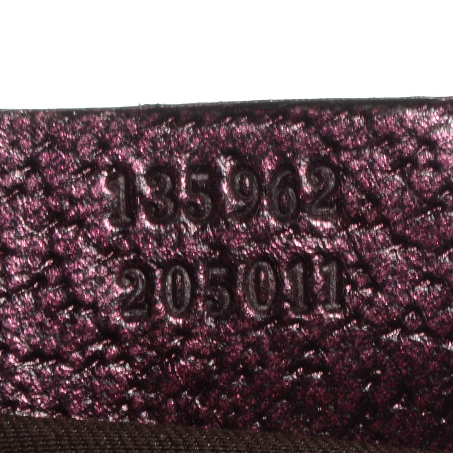 Monogram Bamboo Chain Shoulder Bag Metallic Purple