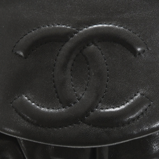 Chanel Lambskin Half Moon Wallet On Chain Bag Black 11 of 11