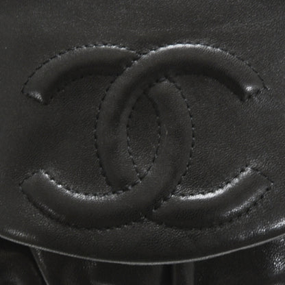Chanel Lambskin Half Moon Wallet On Chain Bag Black 11 of 11