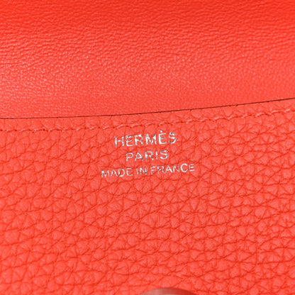 Hermes Togo Dogon Card Case Capucine 6 of 7