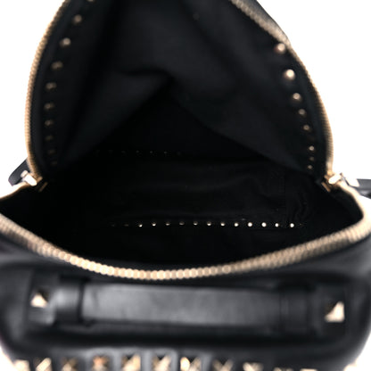 Valentino Garavani Vitello Medium Rockstud Backpack Black 4 of 16