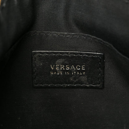 Versace Calfskin 90s Logo Pouch Black 7 of 10