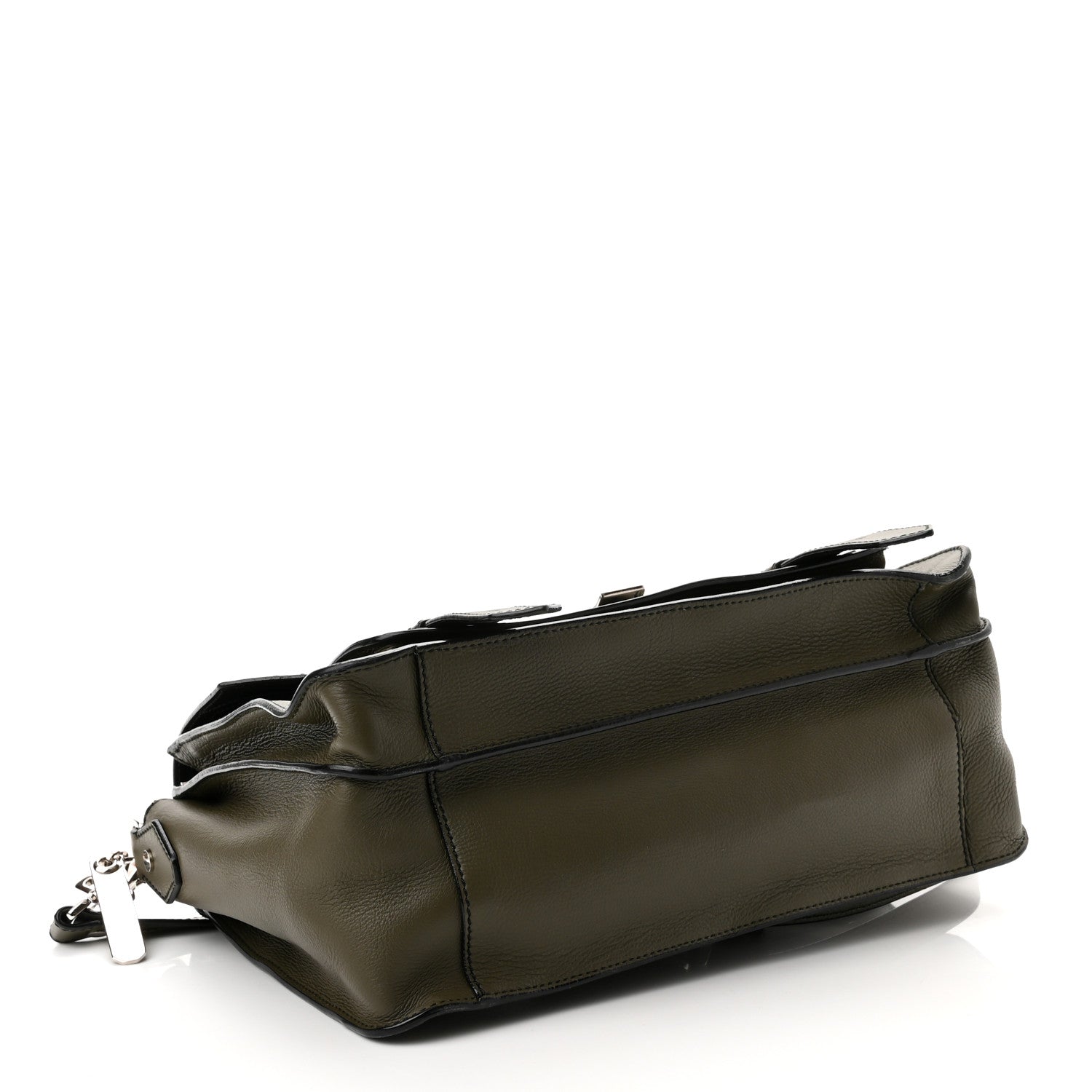 Proenza Schouler Grained Calfskin Medium PS1 Plus Satchel Cypress 4 of 10