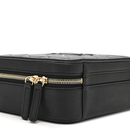 Chanel Caviar Quilted Medium CC Filigree Vanity Case Black 9 of 10