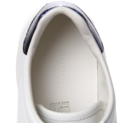 Gucci Calfskin Ayers Blind For Love Embroidered Womens Ace Sneakers 37.5 White 8 of 13