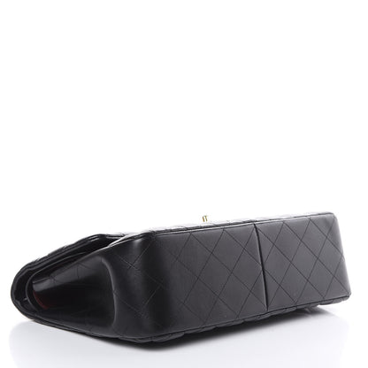 Chanel Lambskin Quilted Jumbo Double Flap Black 4 of 16