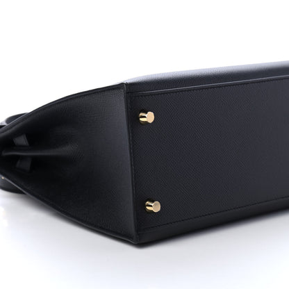 Hermes Epsom Kelly Sellier 28 Black 8 of 10