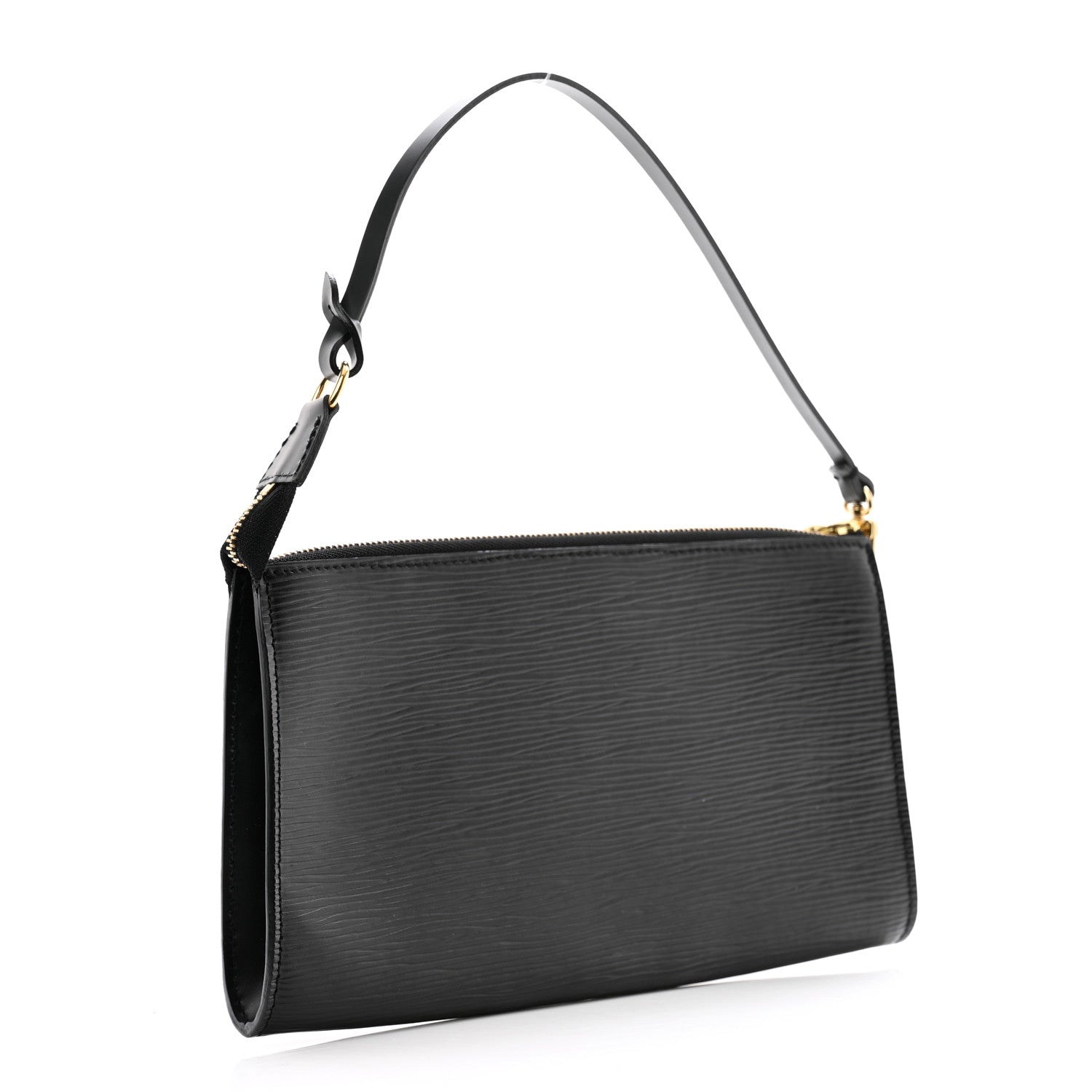 Louis Vuitton Epi Pochette Accessories 24 Black 3 of 8