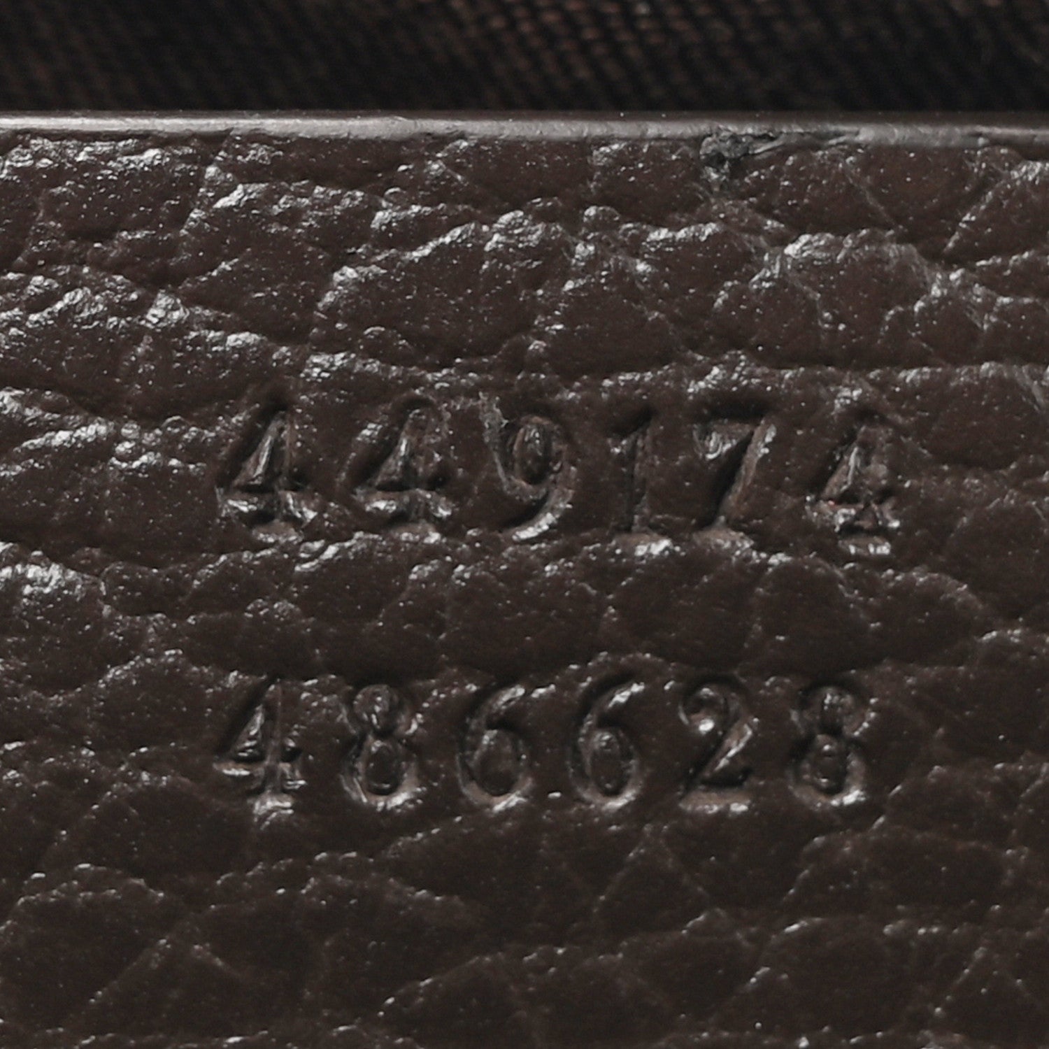 Gucci Monogram Dollar Calfskin Belt Bag Beige Ebony Testa di Moro Marrone Scuro 7 of 10