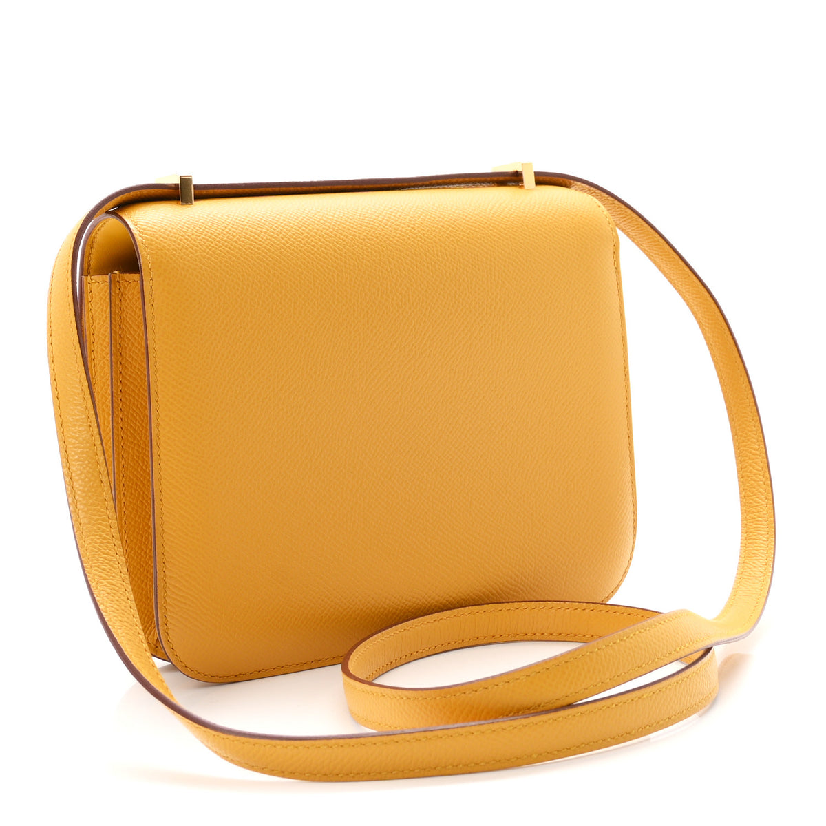 Hermes Epsom Constance 18 Jaune Ambre 3 of 11
