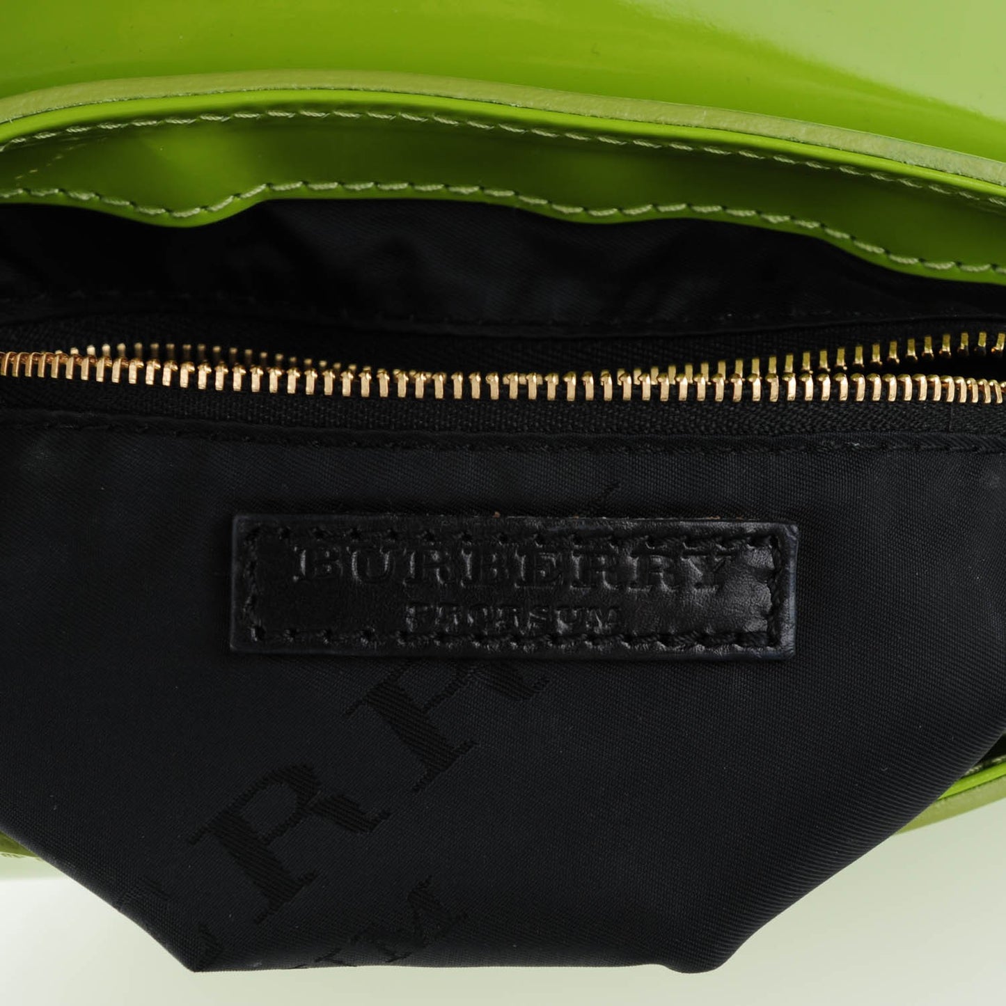Patent Small Leigh Crossbody Bag Lemon Green