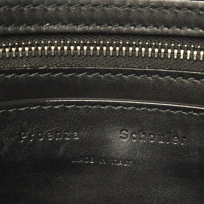 Proenza Schouler Croc Calfskin Embossed Suede PS Elliot Black Indigo 11 of 19