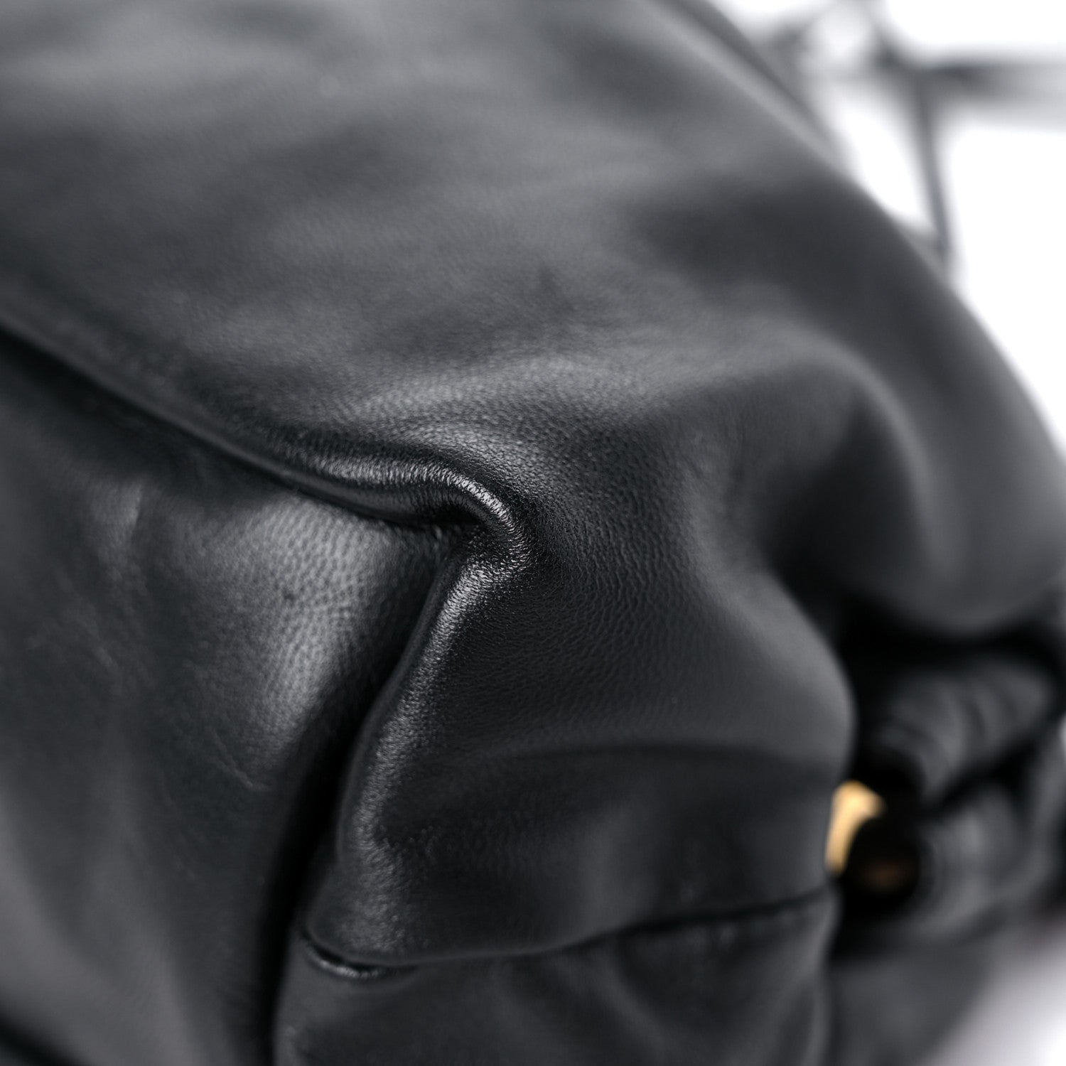 Mansur Gavriel Lambskin Mini Cloud Clutch Black Flamma 8 of 13