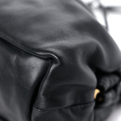 Mansur Gavriel Lambskin Mini Cloud Clutch Black Flamma 8 of 13