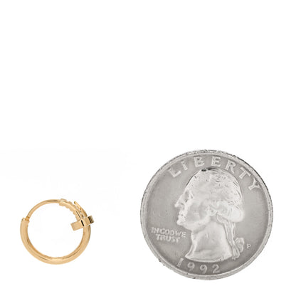 Cartier 18K Yellow Gold Juste Un Clou Single Hoop Earring 2 of 6