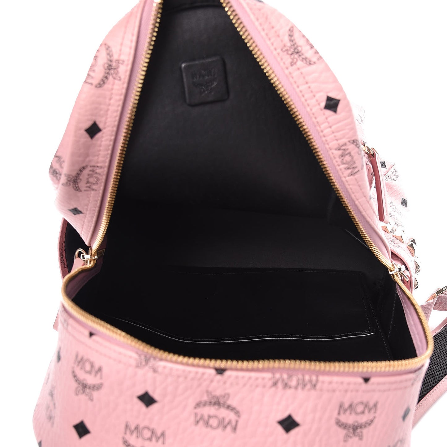 Visetos Medium Side Studs Stark Backpack Pink