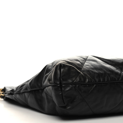 Chanel Shiny Calfskin Quilted Small Chanel 22 Black 11 of 12