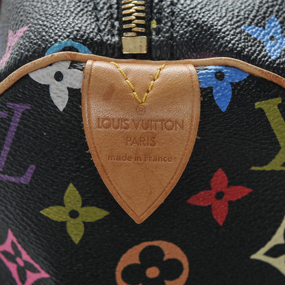 Louis Vuitton Monogram Multicolor Speedy 30 Black 6 of 9