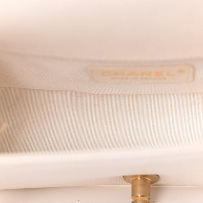 Chanel Caviar Quilted Small Boy Flap Ivory 12 of 12