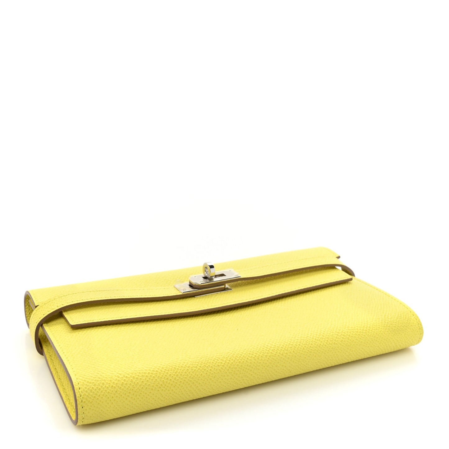 Epsom Kelly Longue Wallet Lime