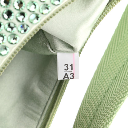 Prada Satin Crystal Mini Re-Edition 2000 Bag Acqua 7 of 10