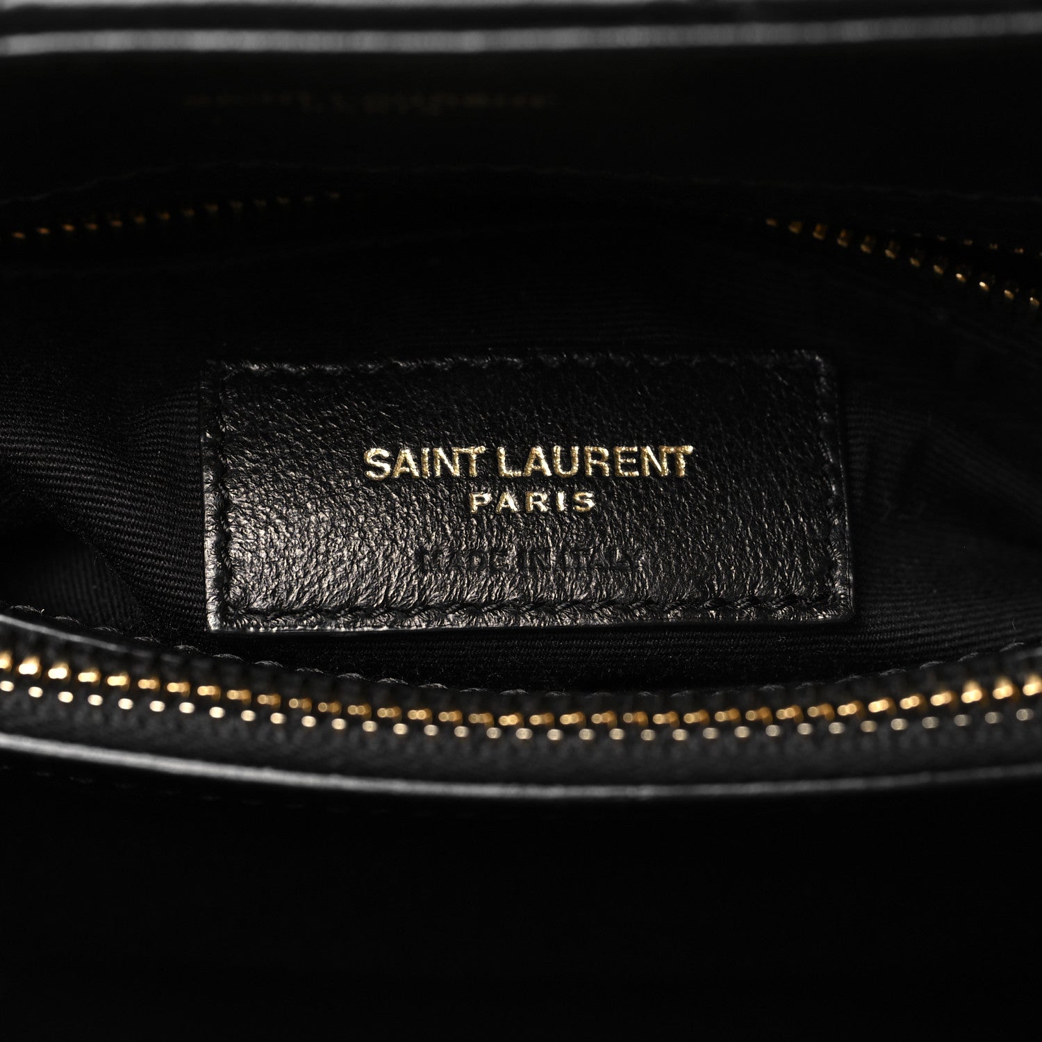 Saint Laurent Calfskin Y Quilted Monogram Medium Loulou Chain Satchel Black 6 of 10