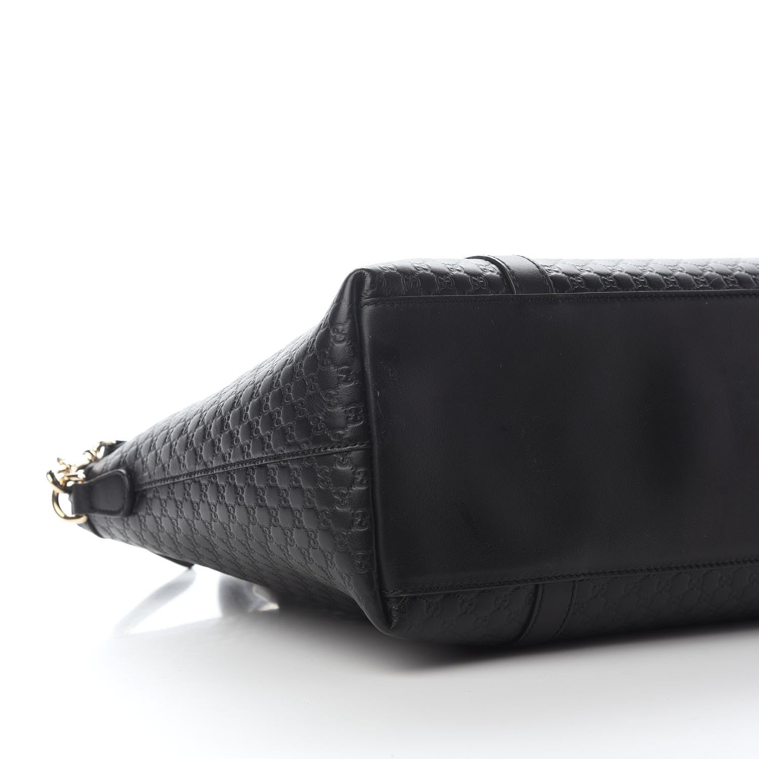 Gucci Soft Microguccissima Medium Zippered Satchel Black 7 of 8