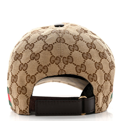 Gucci Monogram Web Baseball Hat M Beige Cocoa 6 of 11