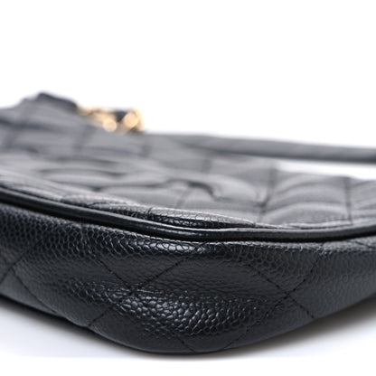 Chanel Caviar Quilted Timeless CC Shoulder Bag Black 10 of 11