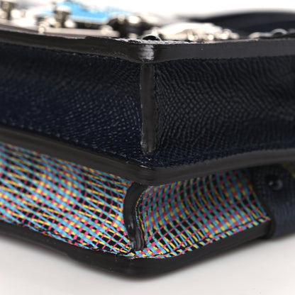 Louis Vuitton Calfskin Monogram LV Pop Trunk Clutch Blue 8 of 8