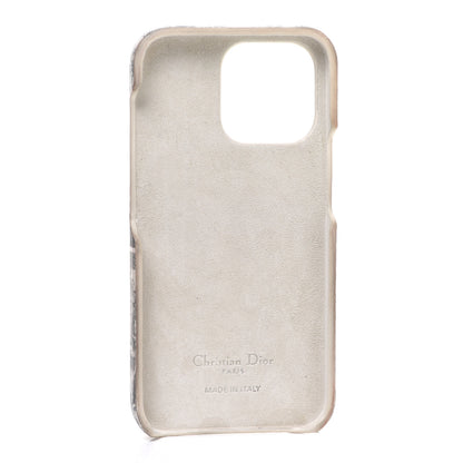 Christian Dior Calfskin Toile De Jouy iPhone 13 Pro Case Grey 3 of 5