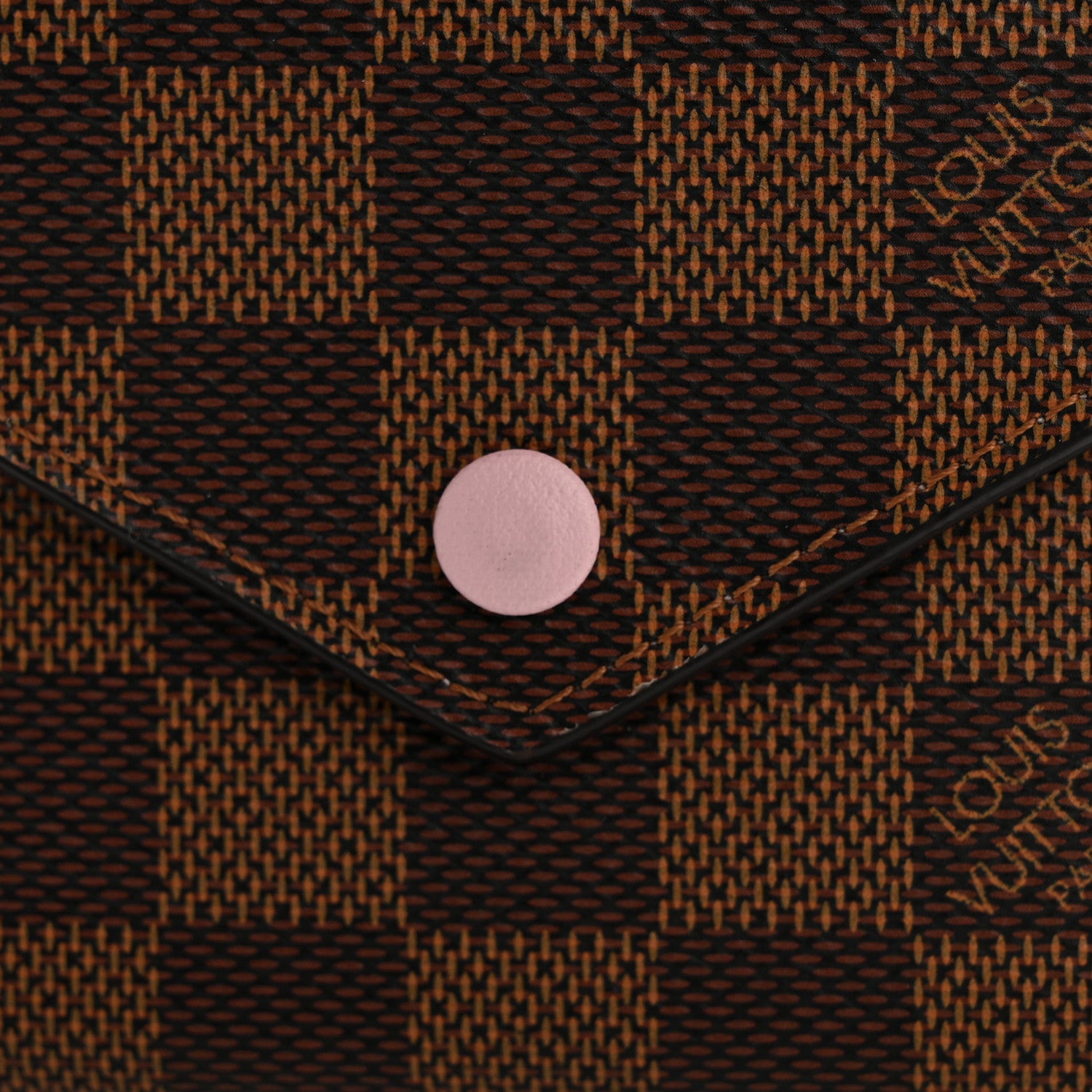 Louis Vuitton Damier Ebene Victorine Wallet Rose Ballerine 8 of 8