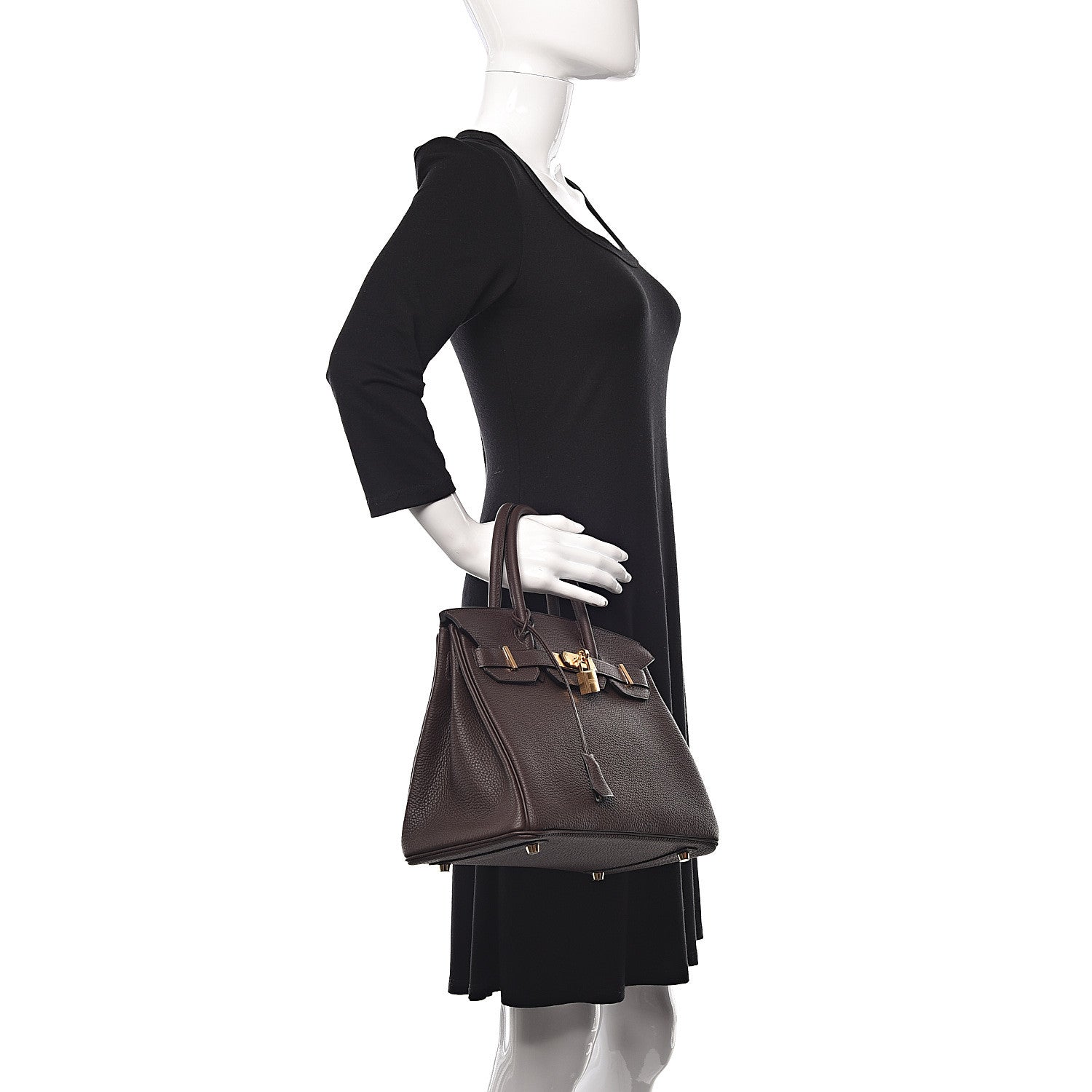 Hermes Togo Birkin 30 Chocolate 2 of 11