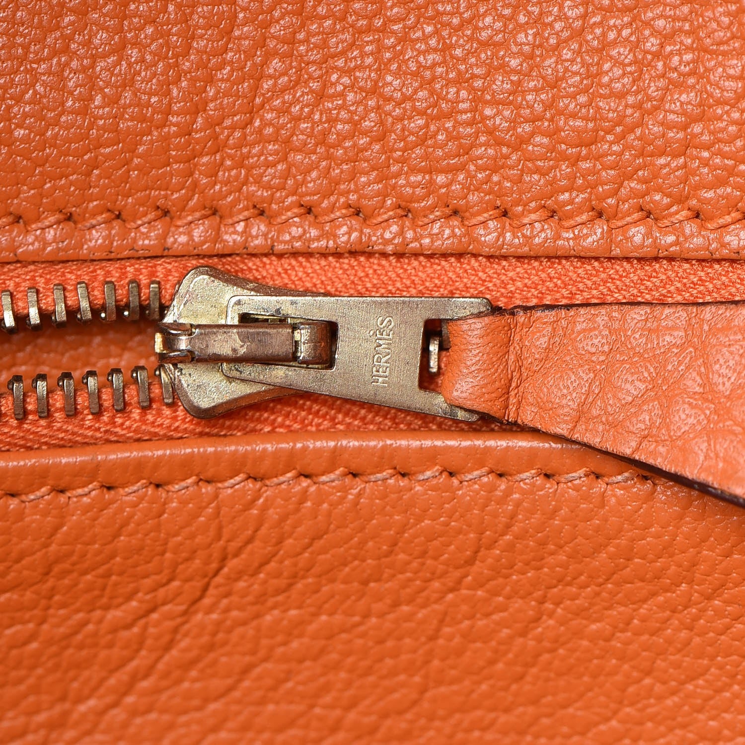 Hermes Togo Birkin 35 Orange 14 of 41