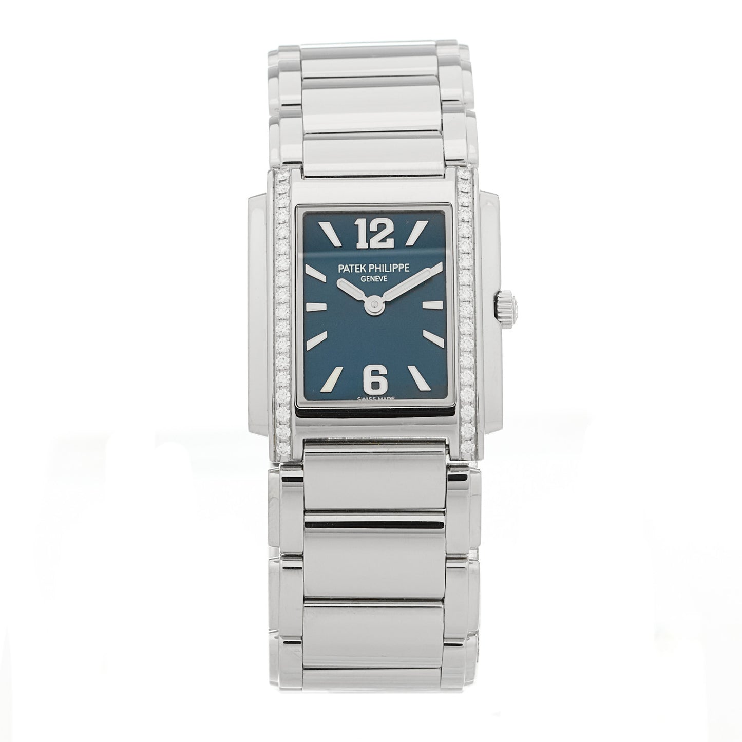 Stainless Steel Diamond 25mm Twenty-4 Quartz Watch Blue 4910/1200A-001