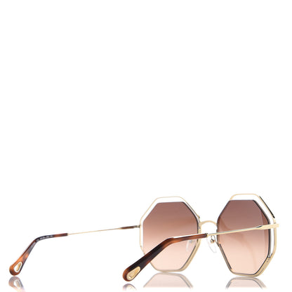 Chloe Octagonal Sunglasses CE132S Gold 3 of 7