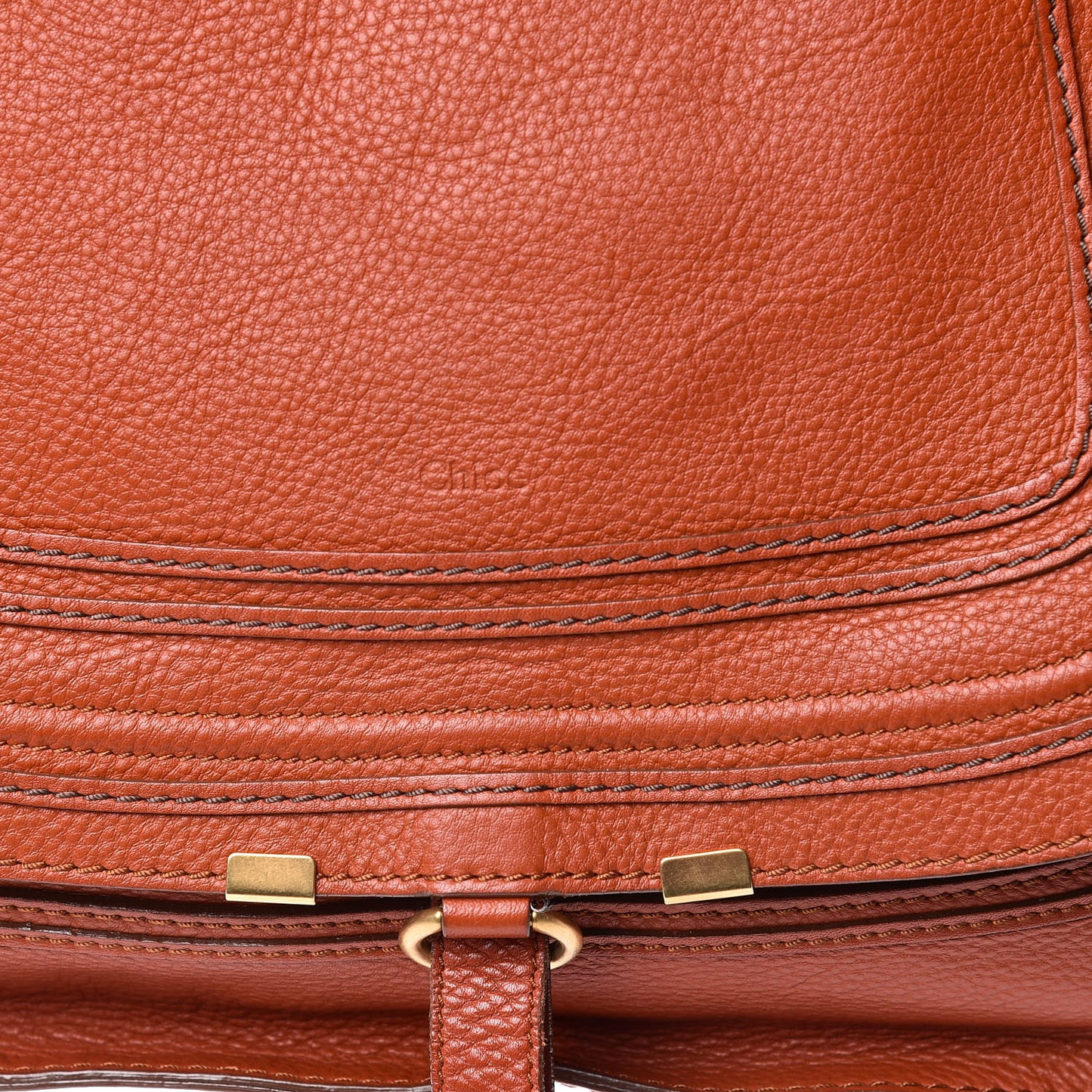 Calfskin Large Marcie Satchel Maple Leaf