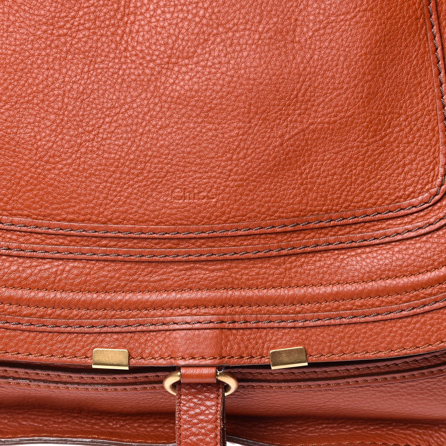 Chloe Calfskin Large Marcie Satchel Maple Leaf 13 of 13