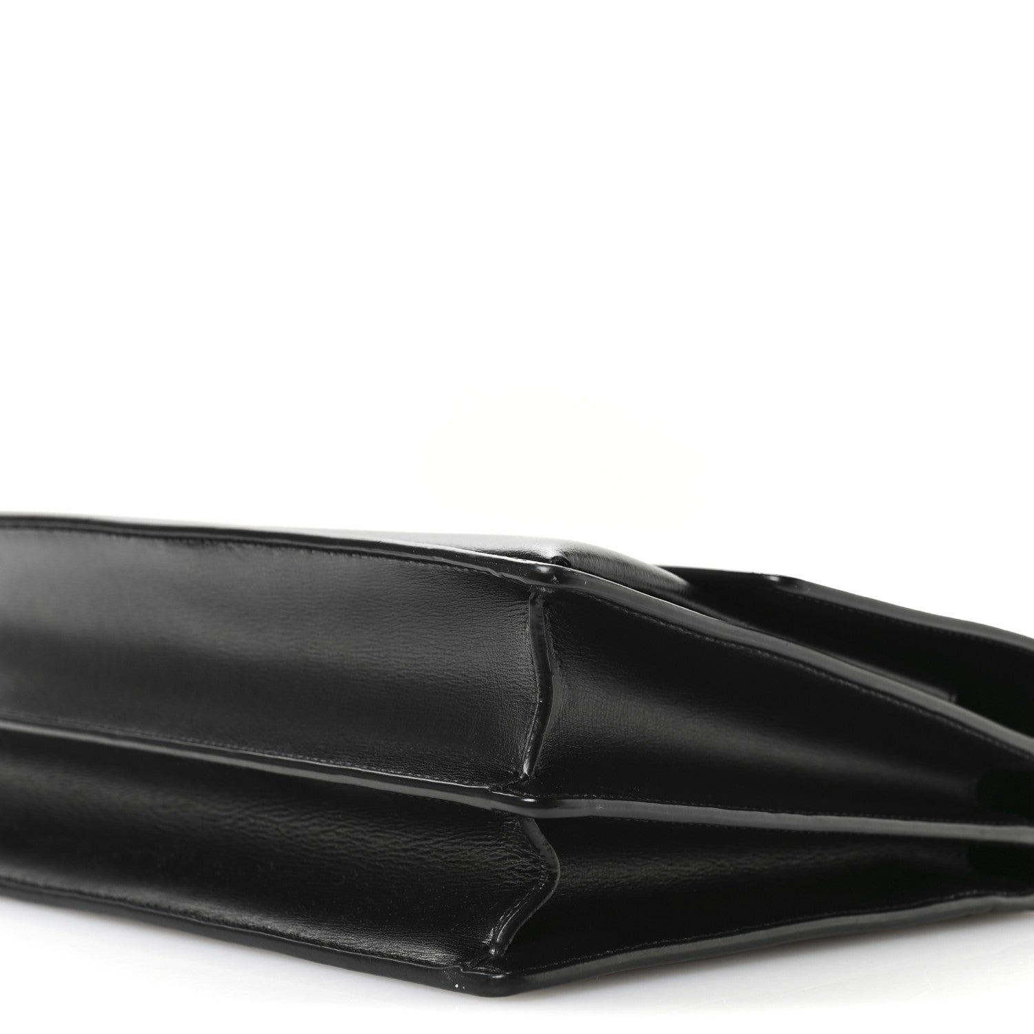 Saint Laurent Calfskin Large Monogram Sunset Black 10 of 12