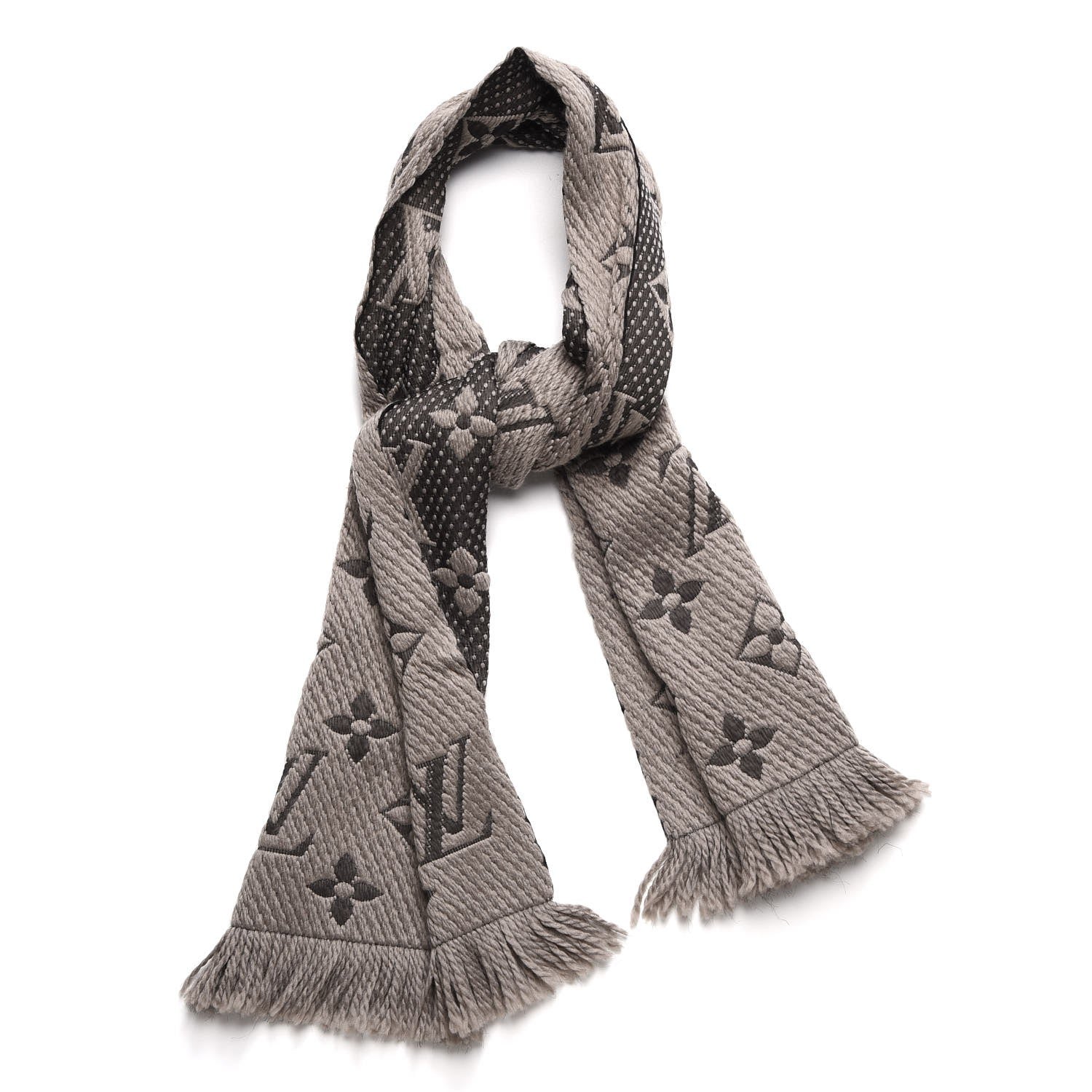 Louis Vuitton Wool Silk Logomania Scarf Verone 1 of 4