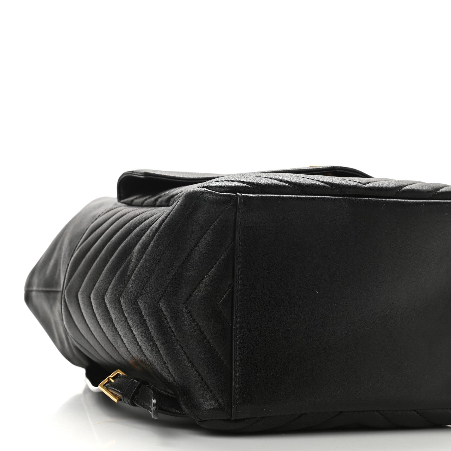 Saint Laurent Lambskin Matelasse Monogram Joe Backpack Black 8 of 9