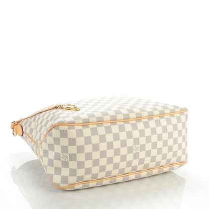 Louis Vuitton Damier Azur Delightful MM Rose Ballerine 4 of 8