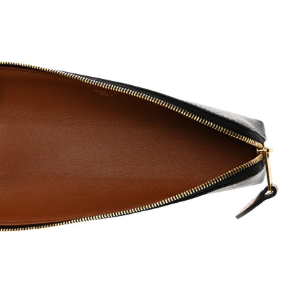 Celine Triomphe Canvas Pencil Case Black 5 of 8