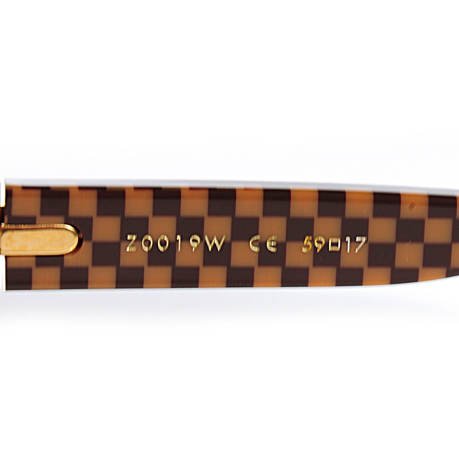 Louis Vuitton Damier Ebene Polarized Sunglasses Z0019W 5 of 5