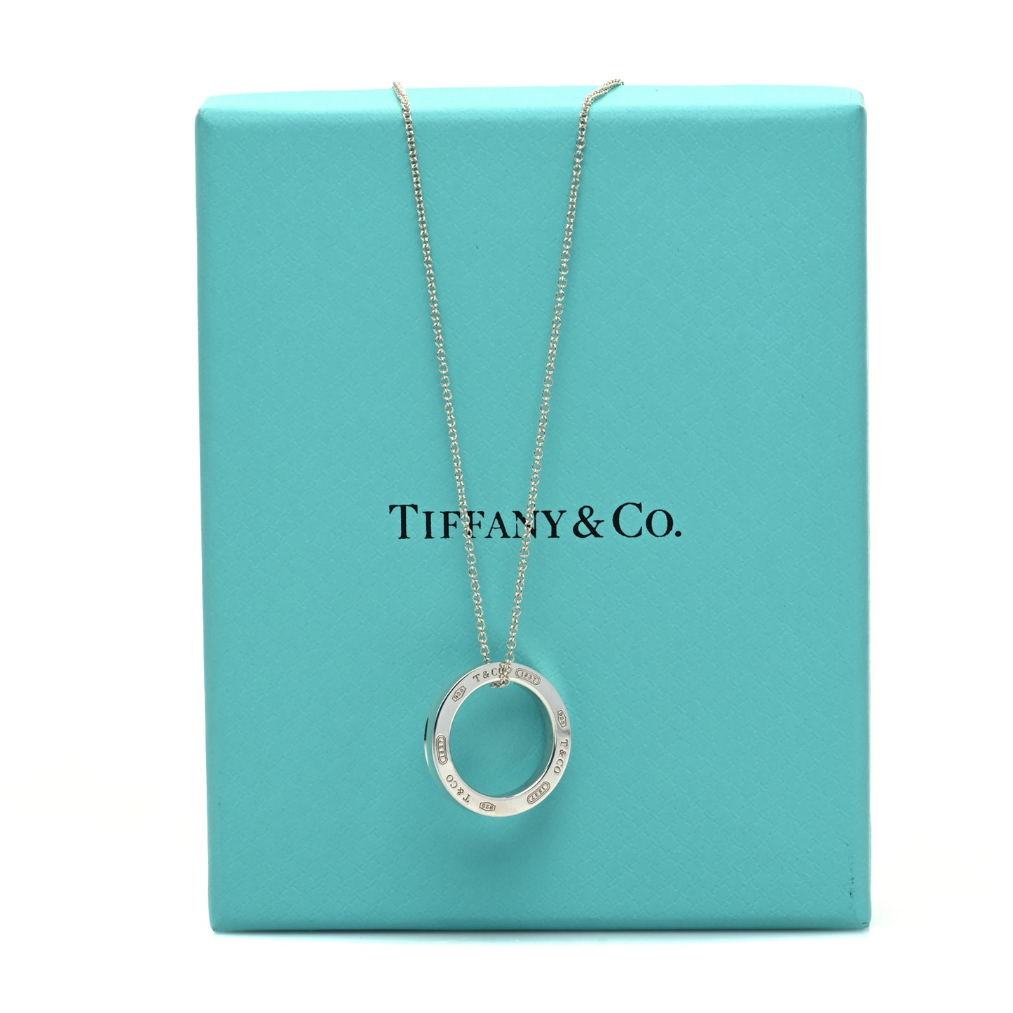 Sterling Silver 1837 Circle Pendant Necklace