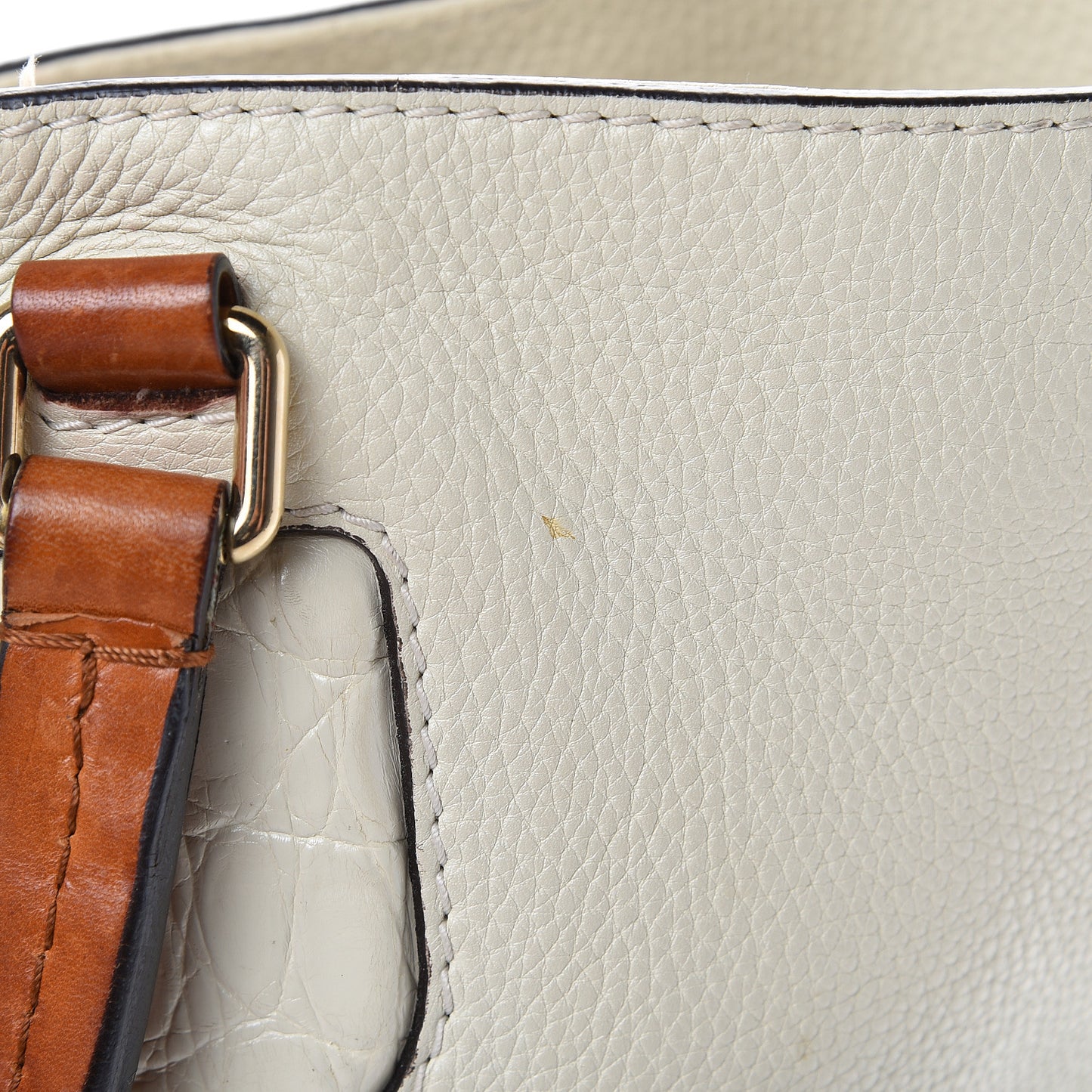Calfskin Medium Madison Tote Natural